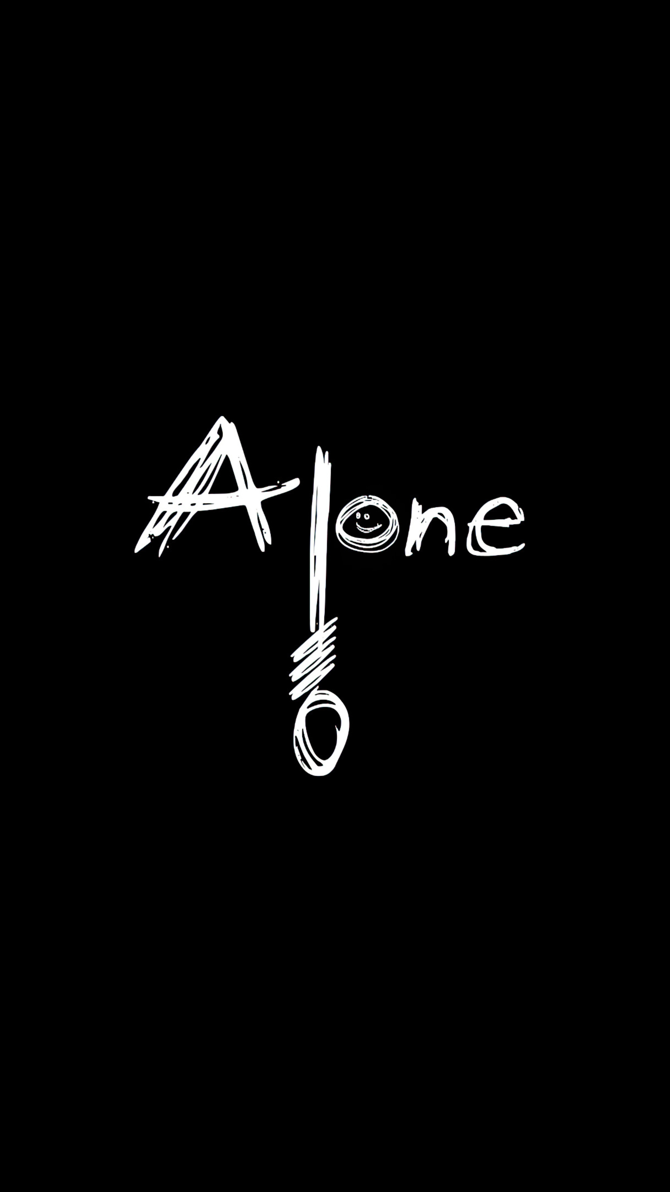 2160x3840 Alone Dark Typography 4k Sony Xperia X,XZ,Z5 Premium HD 4k  Wallpapers, Images, Backgrounds, Photos and Pictures