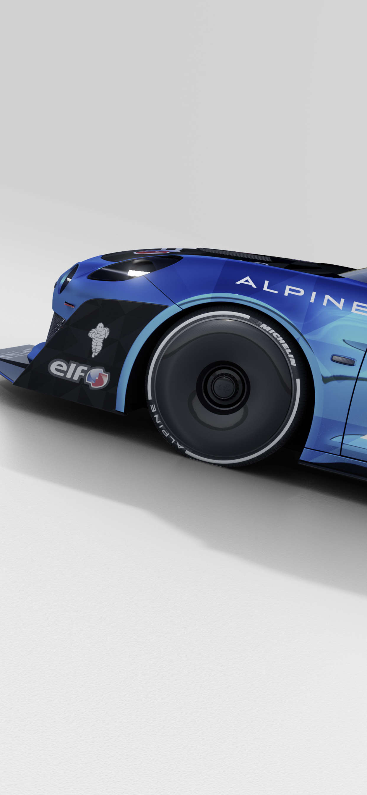 1242x2688 Alpine A110 Pikes Peak 2023 Side View Iphone XS MAX HD 4k