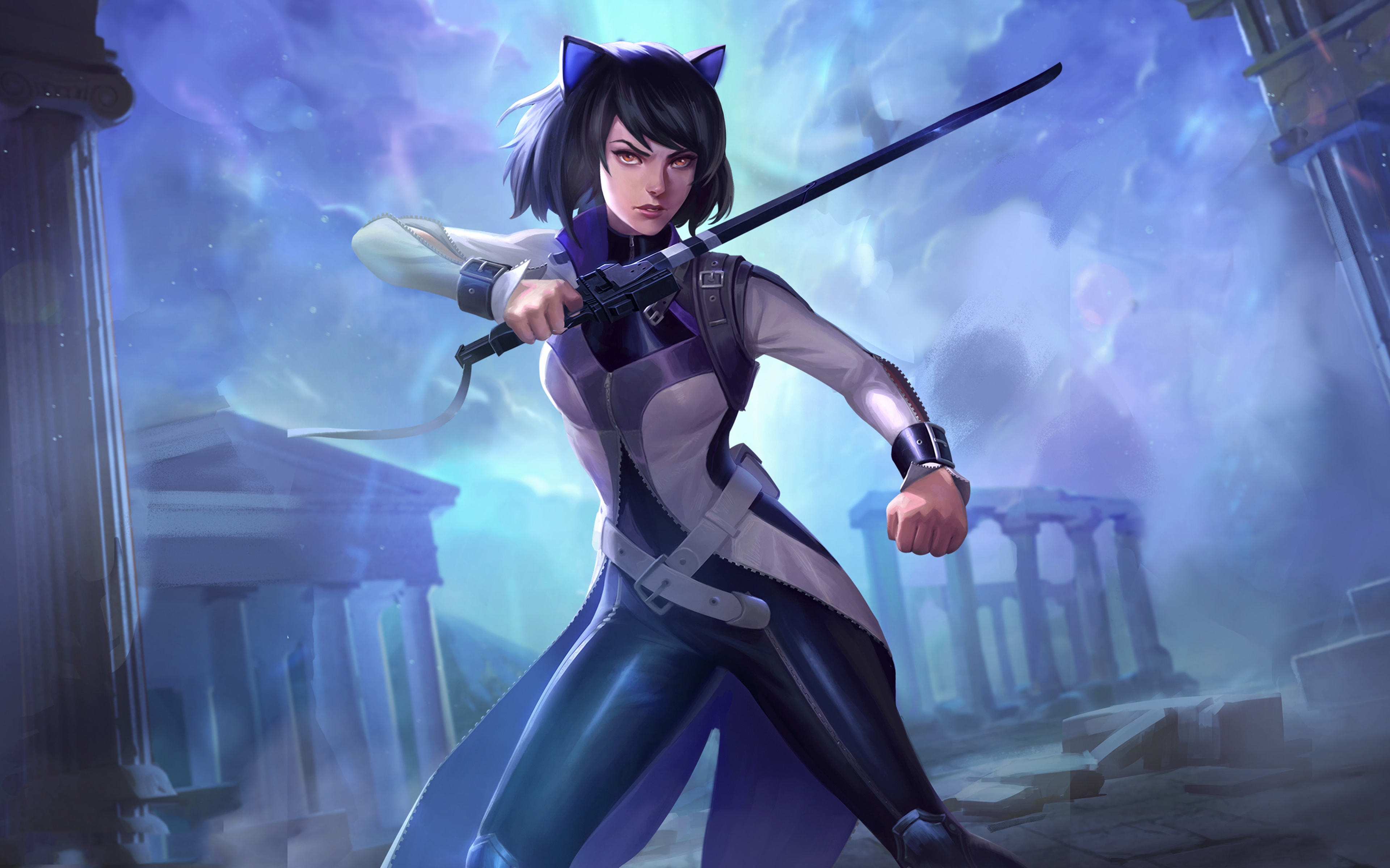 3840x2400 Amaterasu Smite Blake Belladonna 4k 4k HD 4k Wallpapers