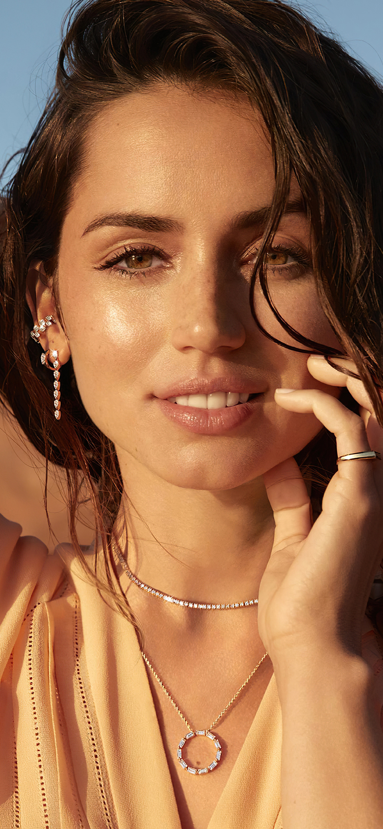 1242x2688 Ana De Armas Natural Diamond Photoshoot 4k Iphone XS MAX HD