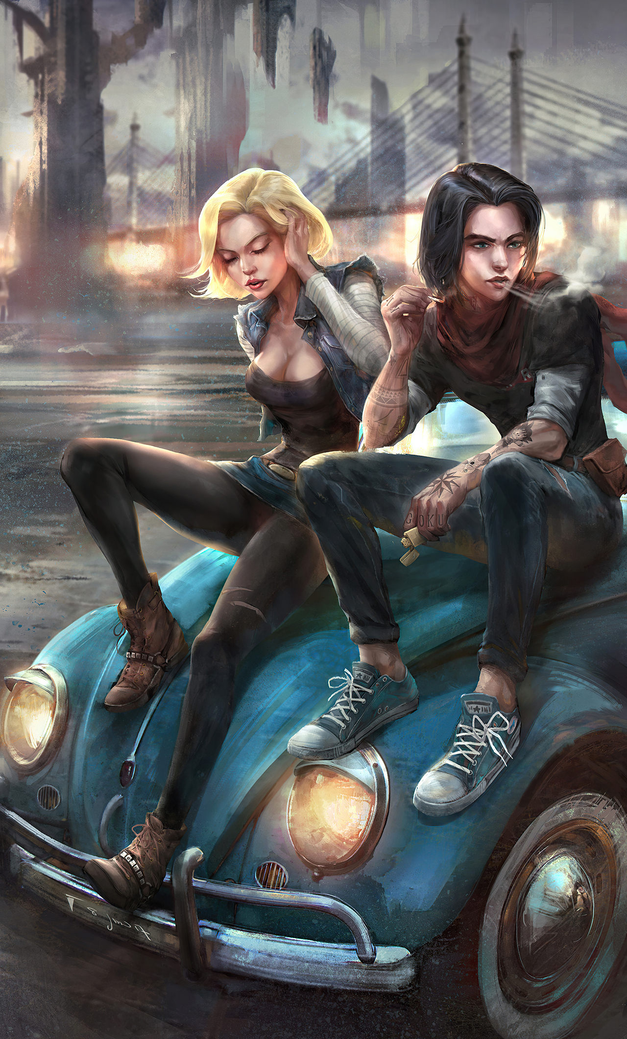 1280x2120 Android 18 And Android 17 iPhone 6+ HD 4k Wallpapers, Images,  Backgrounds, Photos and Pictures