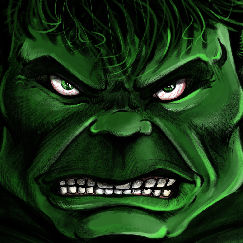 1024x1024 Angry Hulk 4k 1024x1024 Resolution HD 4k Wallpapers, Images ...