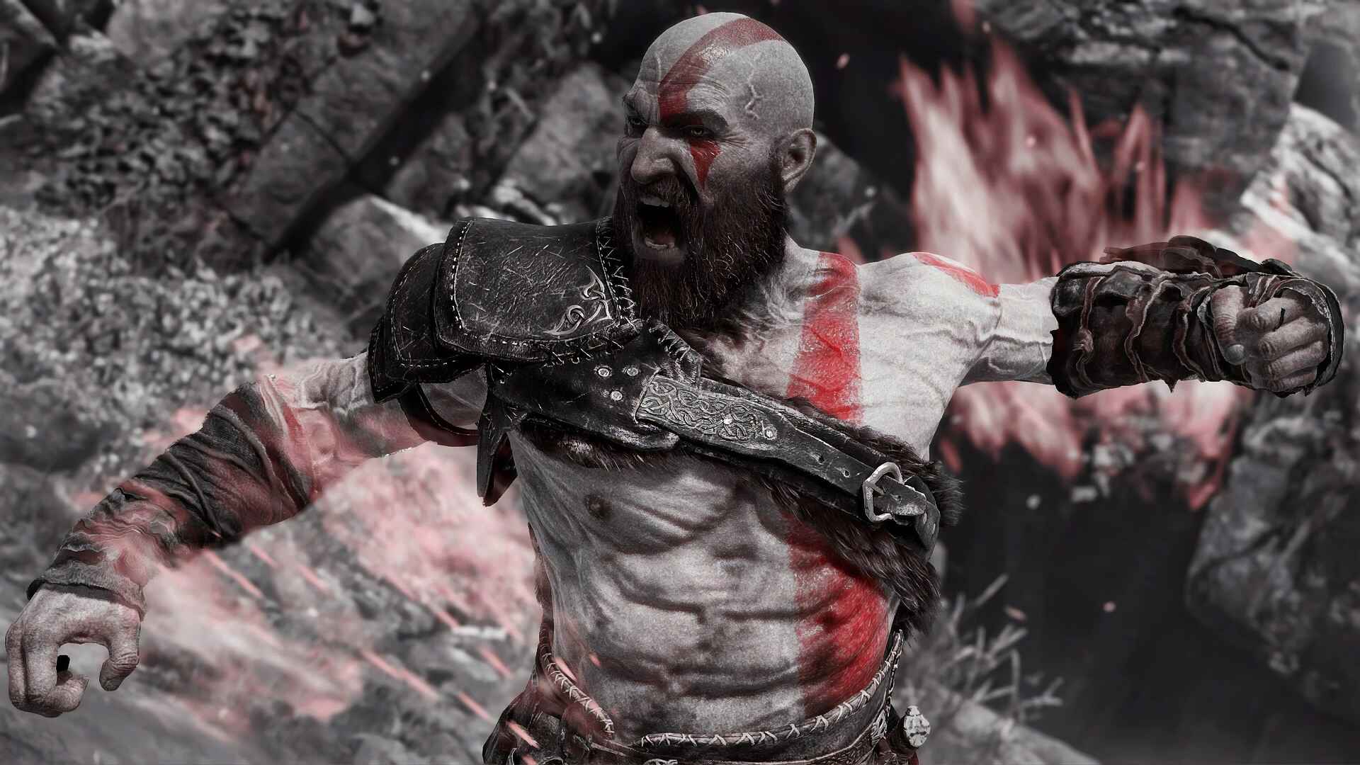 1920x1080 Angry Kratos 4k Laptop Full HD 1080P HD 4k Wallpapers, Images, Backgrounds, Photos and ...