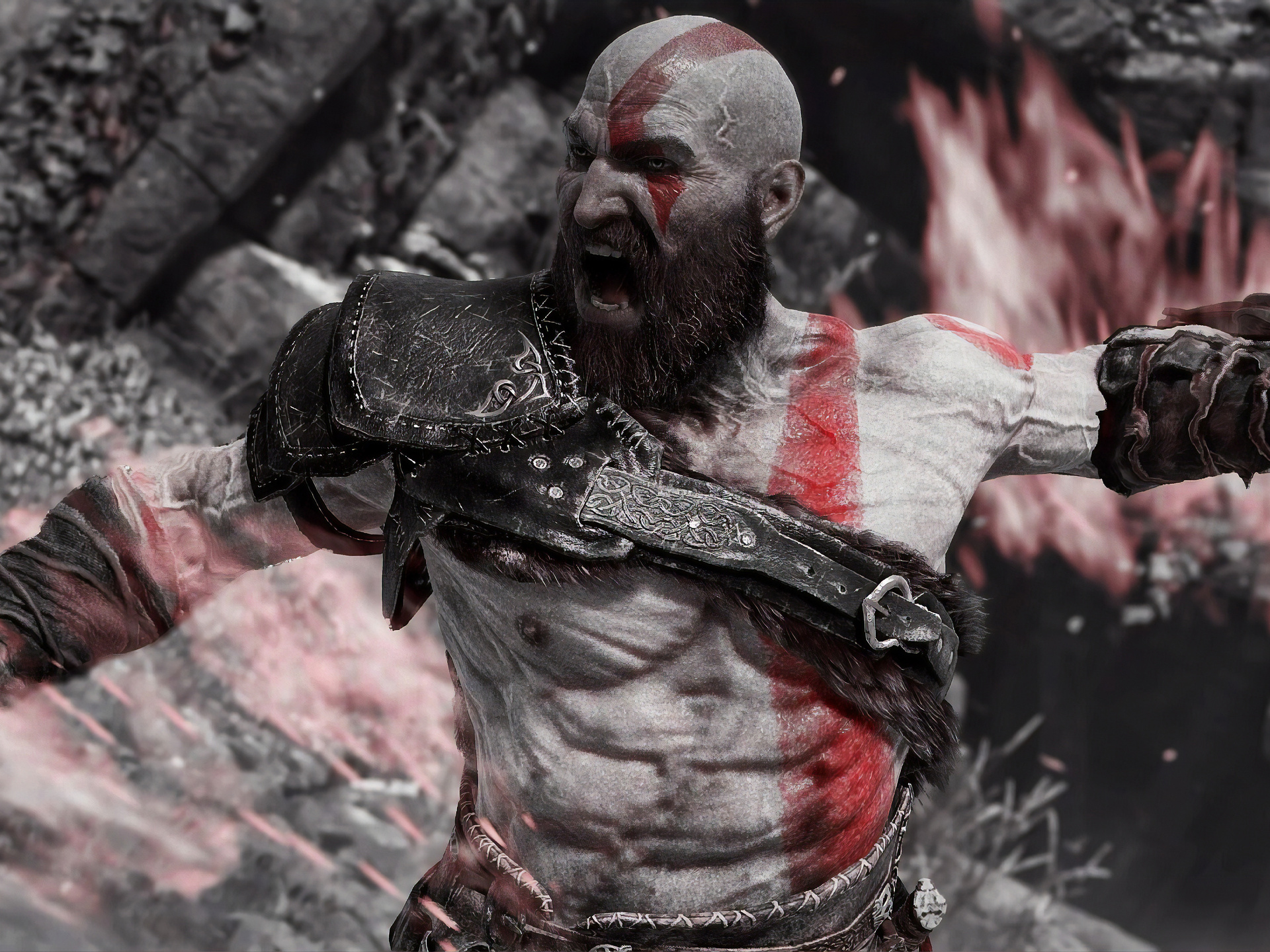 1920x1440 Angry Kratos 4k 1920x1440 Resolution HD 4k Wallpapers, Images ...