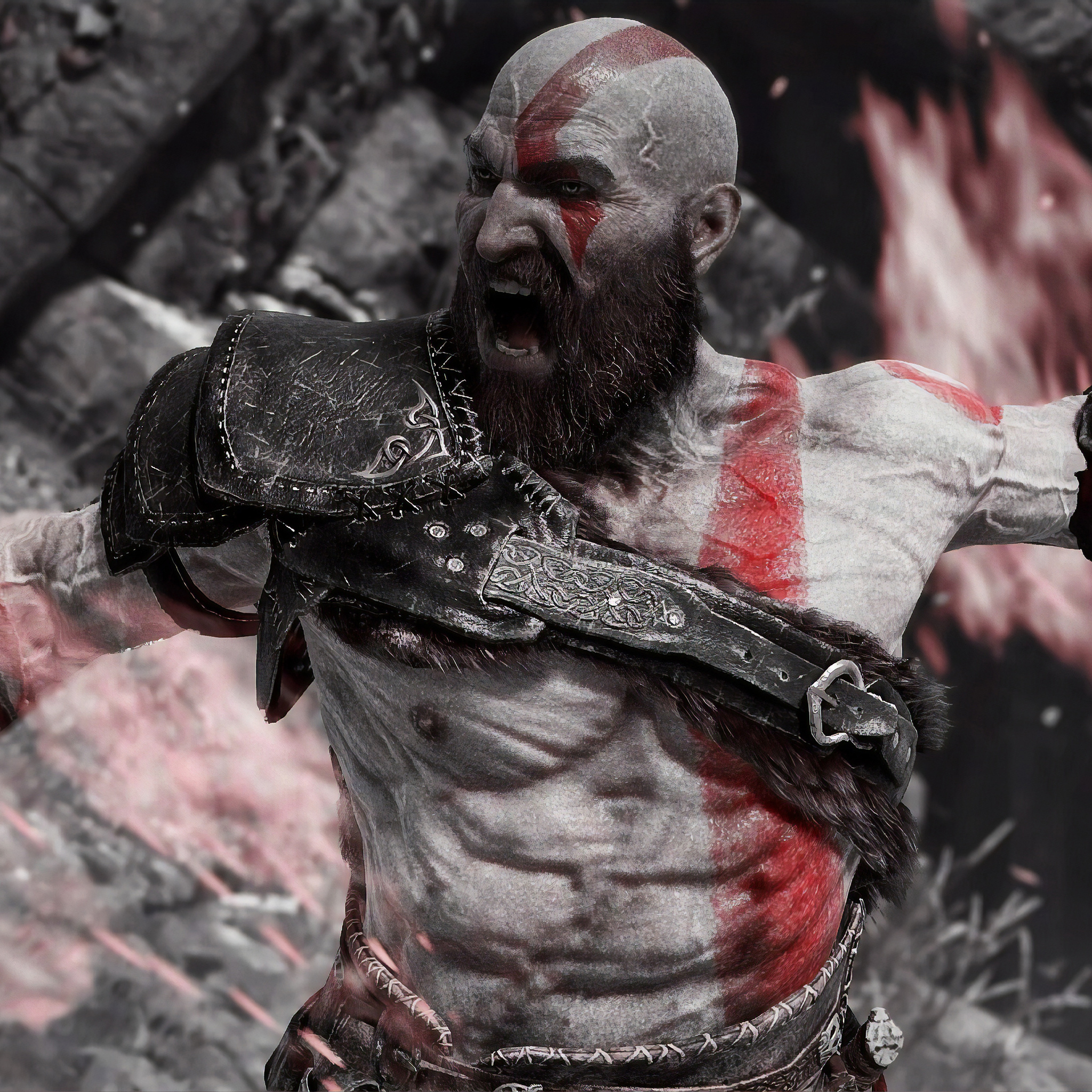Angry Kratos 4k In 2048x2048 Resolution. angry-kratos-4k-x2.jpg. 