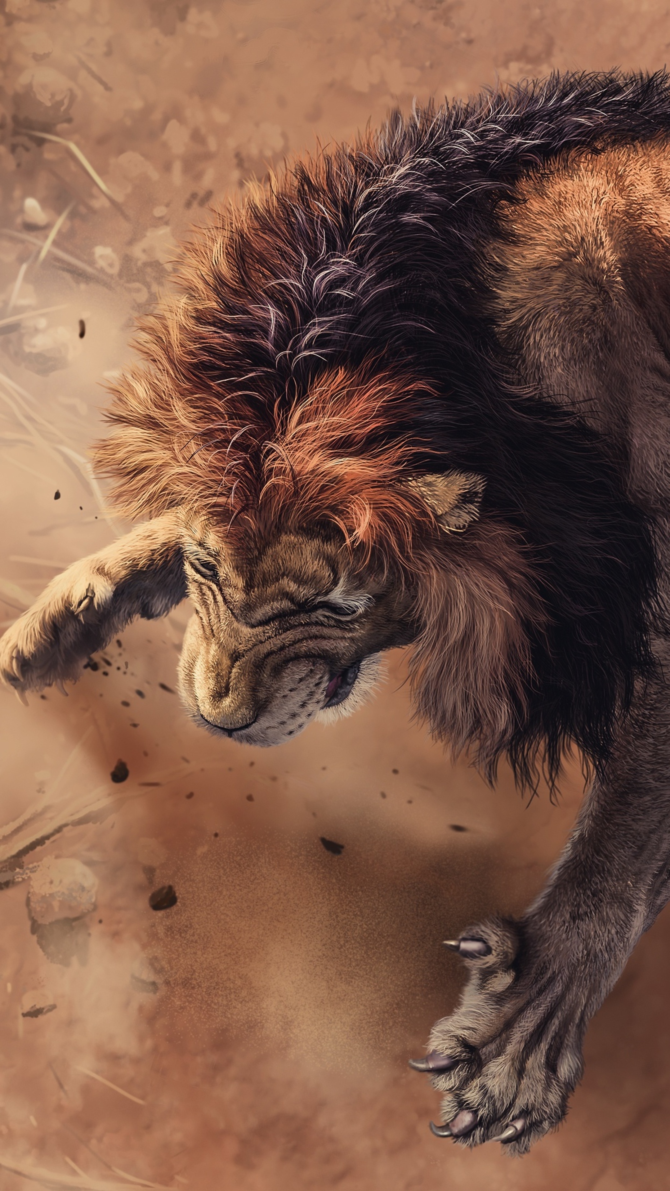 Angry Lion wallpaper by Fuxya  Download on ZEDGE  8c0d
