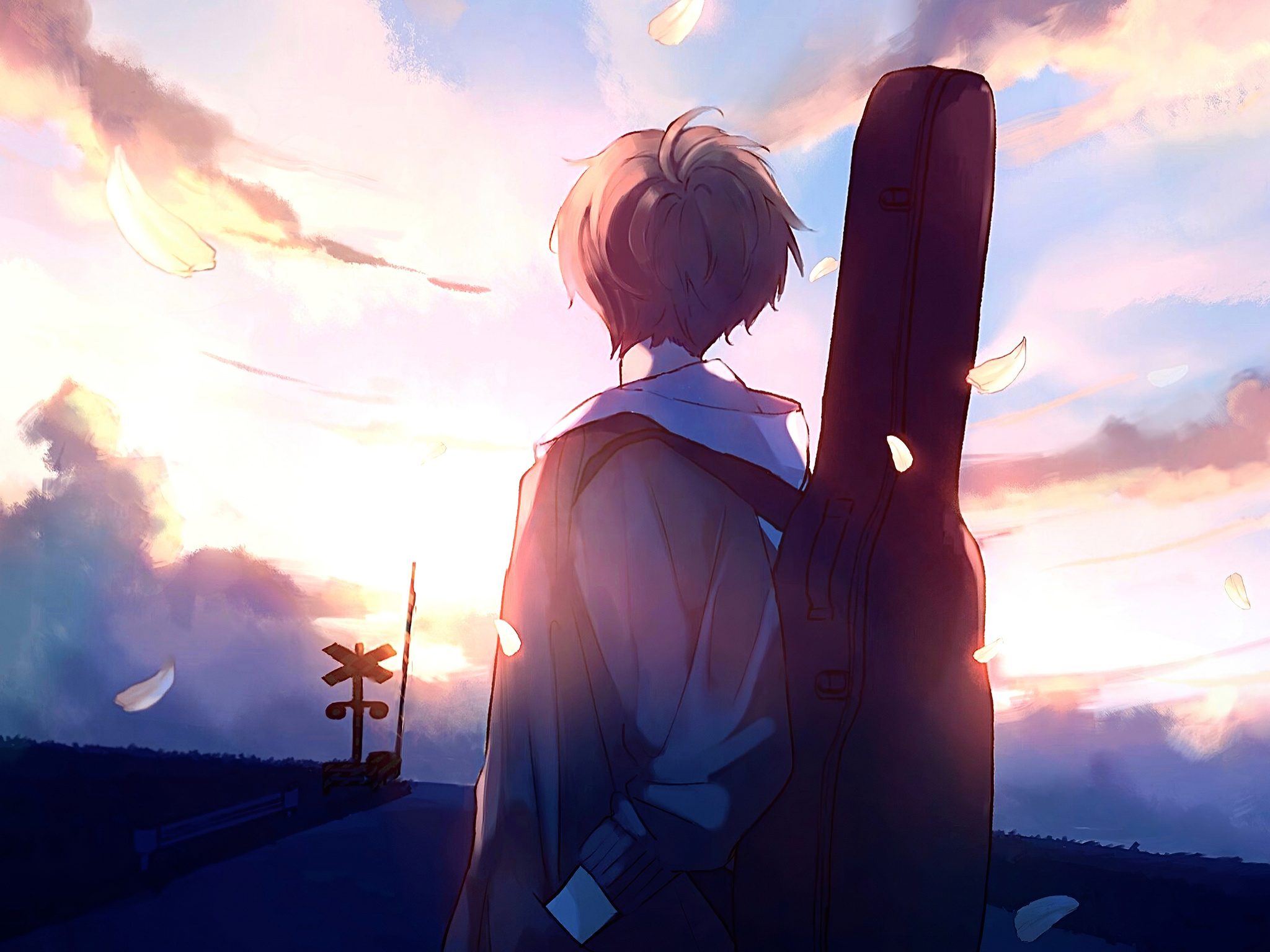 2048x1536-anime-boy-guitar-painting-2048x1536-resolution-hd-4k