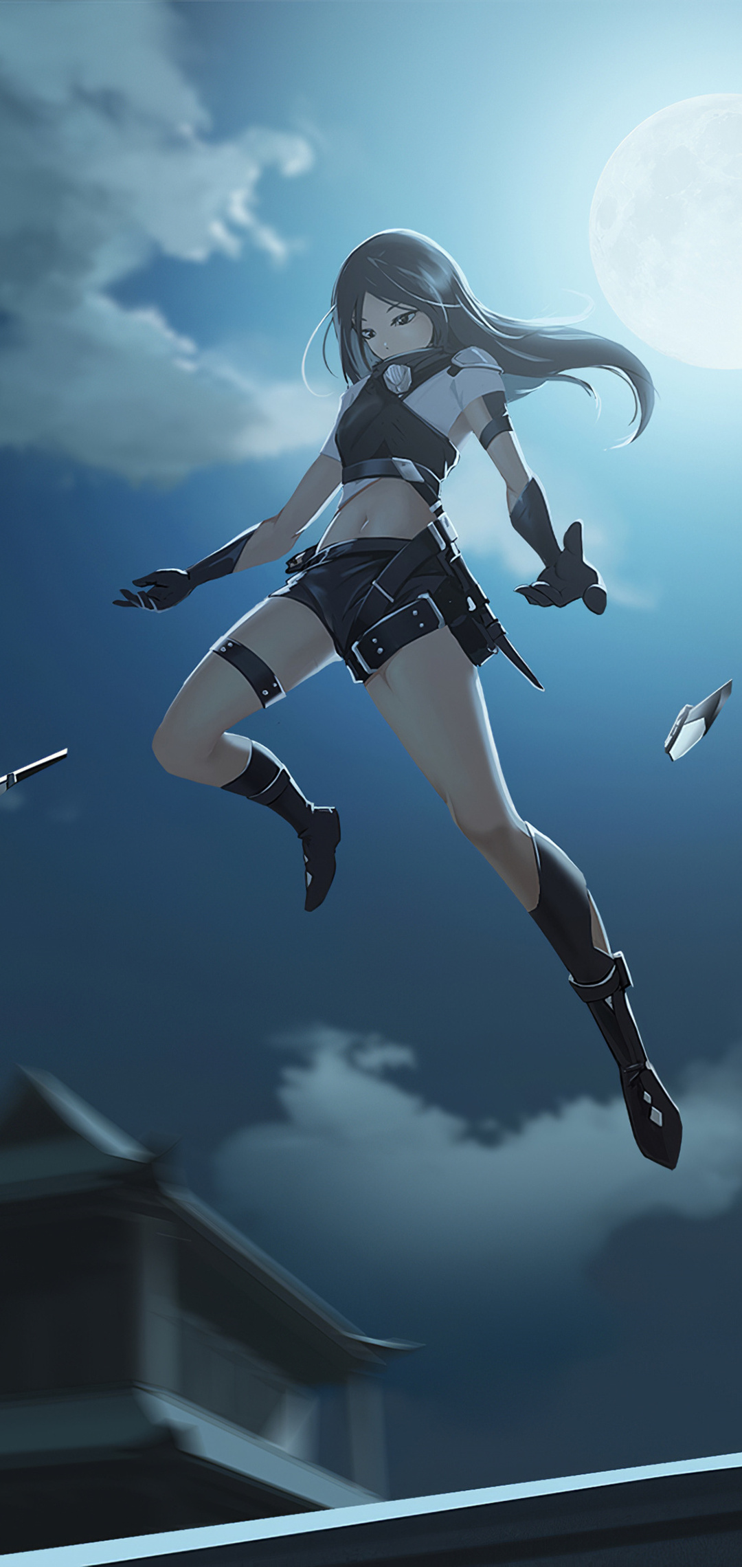 1080x2280 Anime Girl Attack Swords Small Weapons 4k One Plus 6,Huawei  p20,Honor view 10,Vivo y85,Oppo f7,Xiaomi Mi A2 HD 4k Wallpapers, Images,  Backgrounds, Photos and Pictures