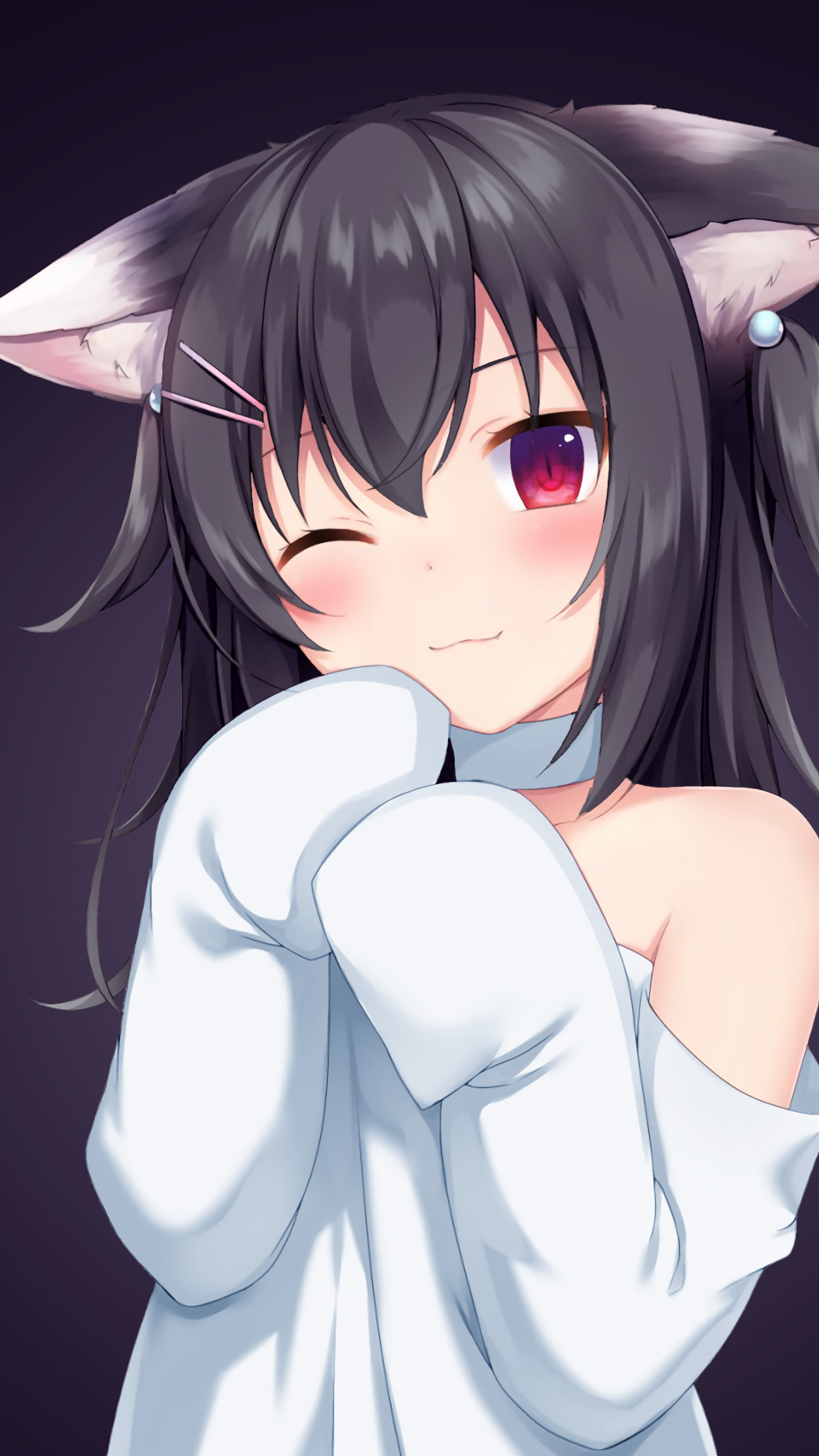 Anime PFP with Cat Ears - cute anime girl pfp inspiration - Image