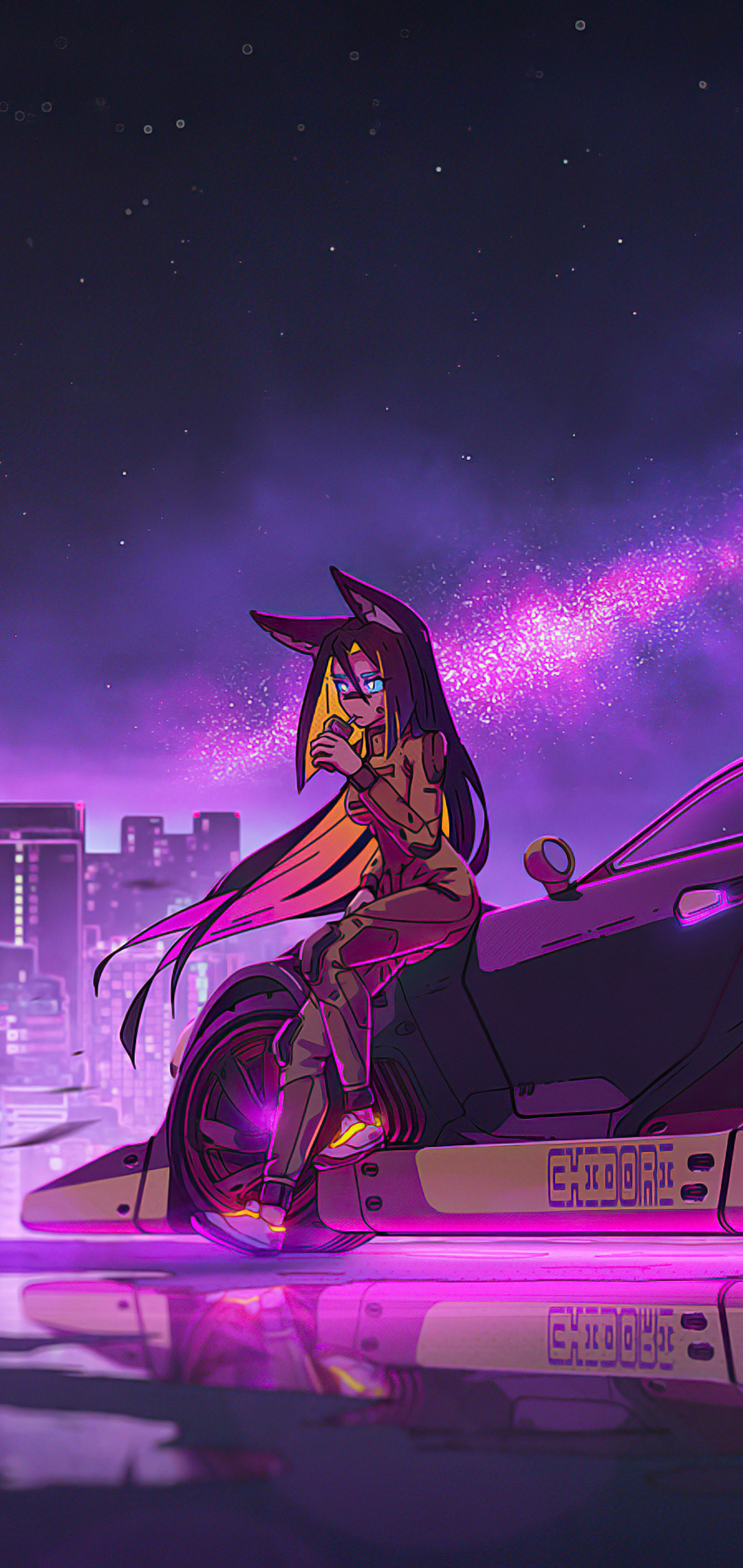 1080x2280 Anime Girl Cyberpunk Ride 4k One Plus 6,Huawei p20,Honor view  10,Vivo y85,Oppo f7,Xiaomi Mi A2 ,HD 4k  Wallpapers,Images,Backgrounds,Photos and Pictures