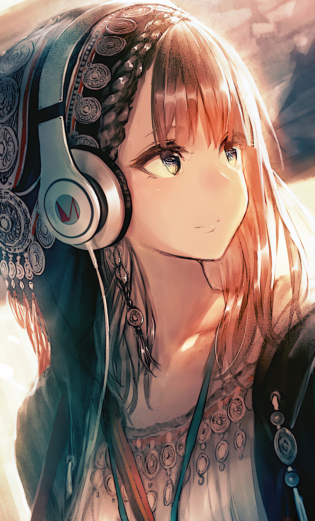 1280x1024 Anime Girl Headphones Headup Bus Stop 1280x1024 Resolution HD 4k  Wallpapers Images Backgrounds Photos and Pictures