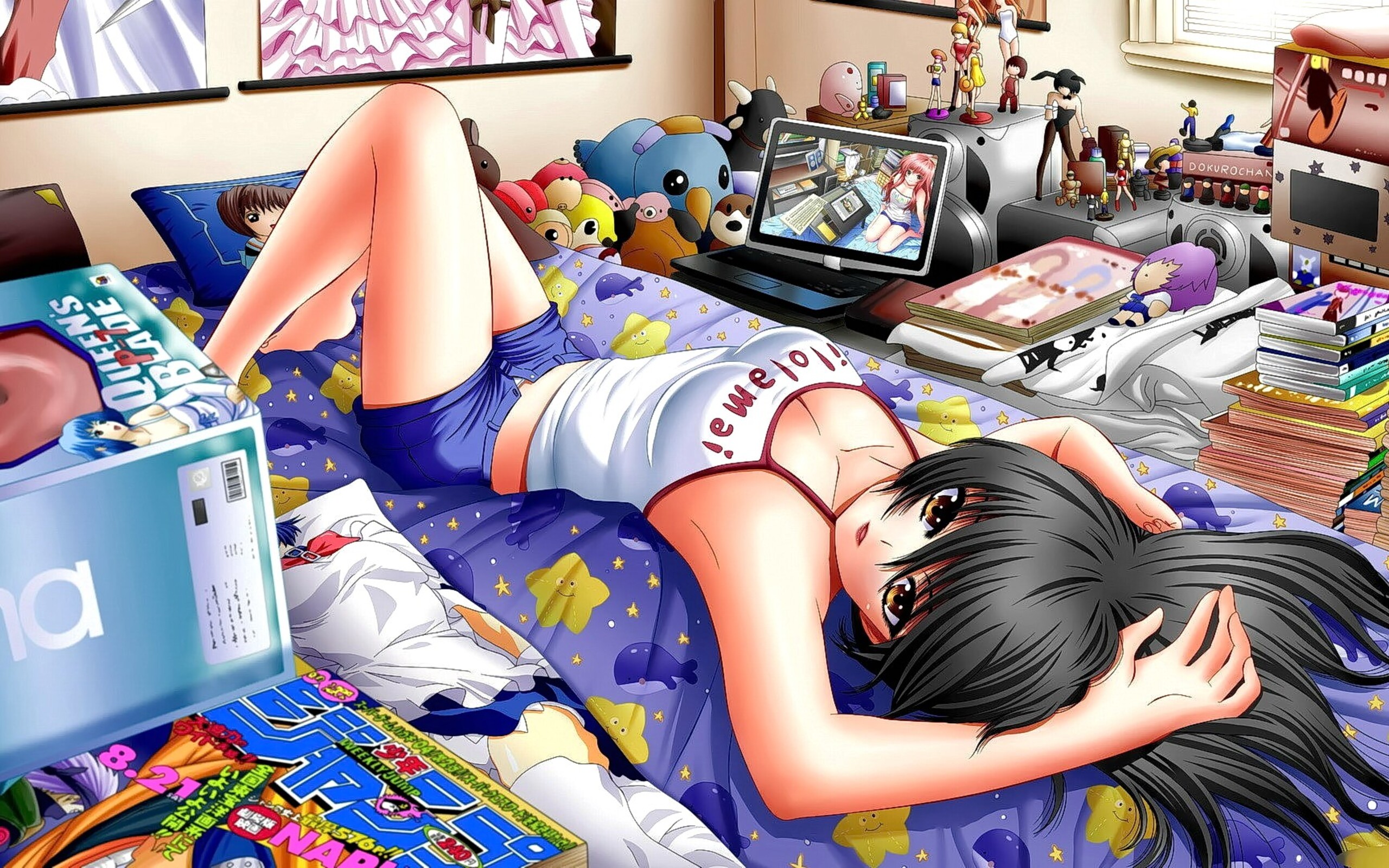 2560x1600 Anime Girl In Bedroom 2560x1600 Resolution HD 4k Wallpapers,  Images, Backgrounds, Photos and Pictures
