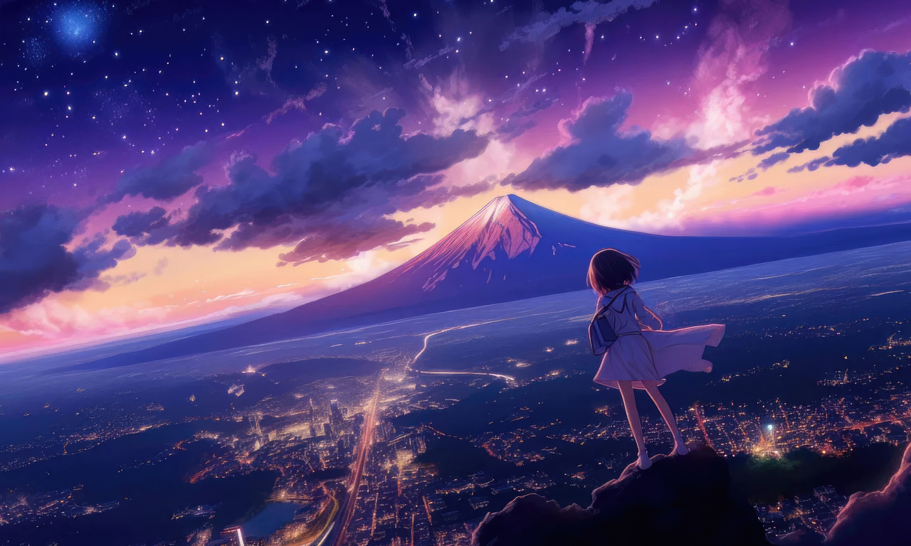 1280x768 Anime Girl Mind Is A Void 1280x768 Resolution HD 4k Wallpapers