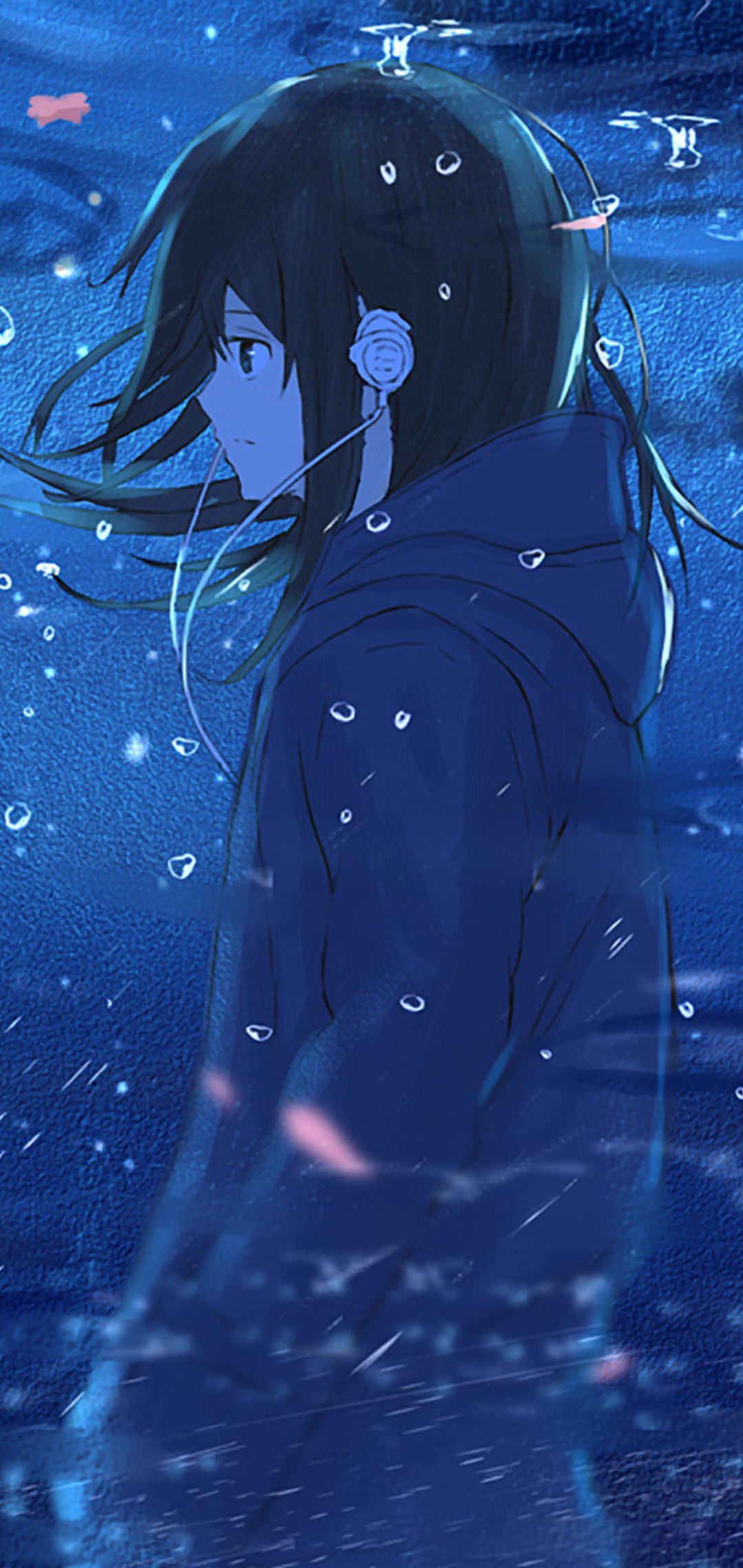 1080x2280 Anime Girl Reflection Water One Plus 6,Huawei p20,Honor view  10,Vivo y85,Oppo f7,Xiaomi Mi A2 HD 4k Wallpapers, Images, Backgrounds,  Photos and Pictures
