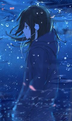 240x400 Anime Girl Reflection Water Acer E100,Huawei,Galaxy S Duos,LG 8575  Android HD 4k Wallpapers, Images, Backgrounds, Photos and Pictures