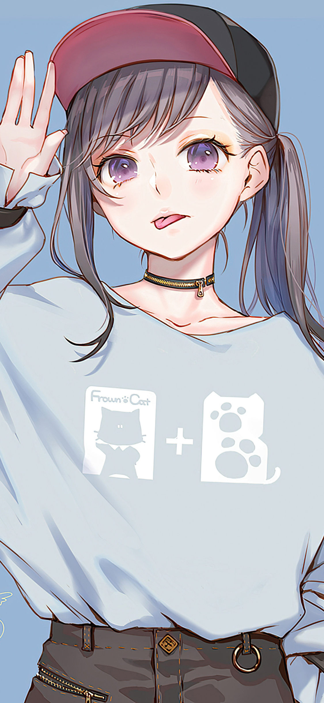 1125x2436 Anime Girl Sweater Hoods 4k Iphone XS,Iphone 10,Iphone X HD 4k  Wallpapers, Images, Backgrounds, Photos and Pictures