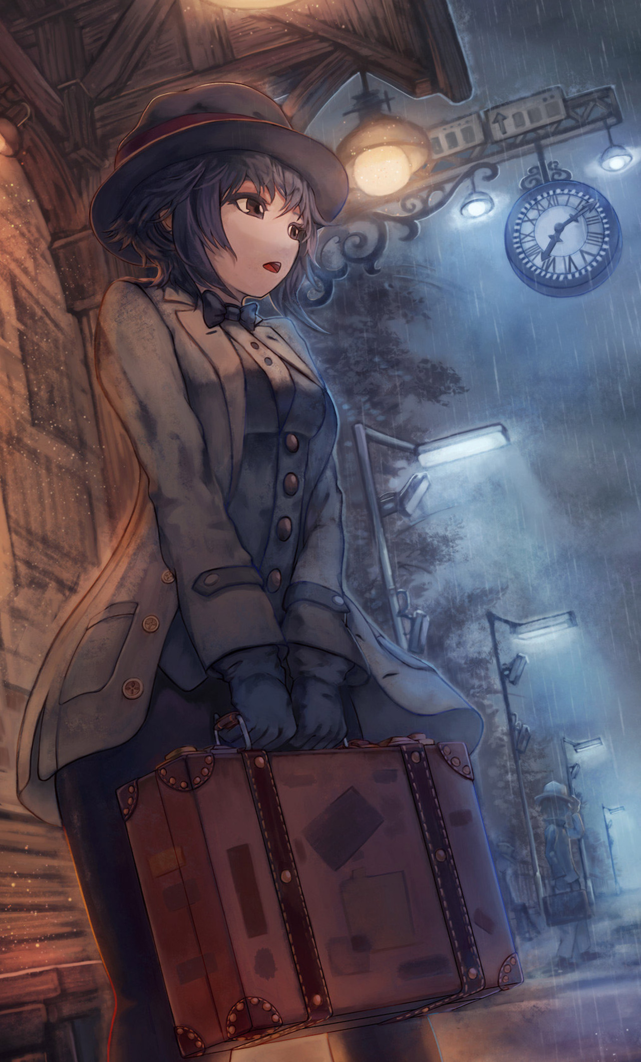 1280x2120 Anime Girl Waiting For Train iPhone 6+ HD 4k Wallpapers, Images,  Backgrounds, Photos and Pictures