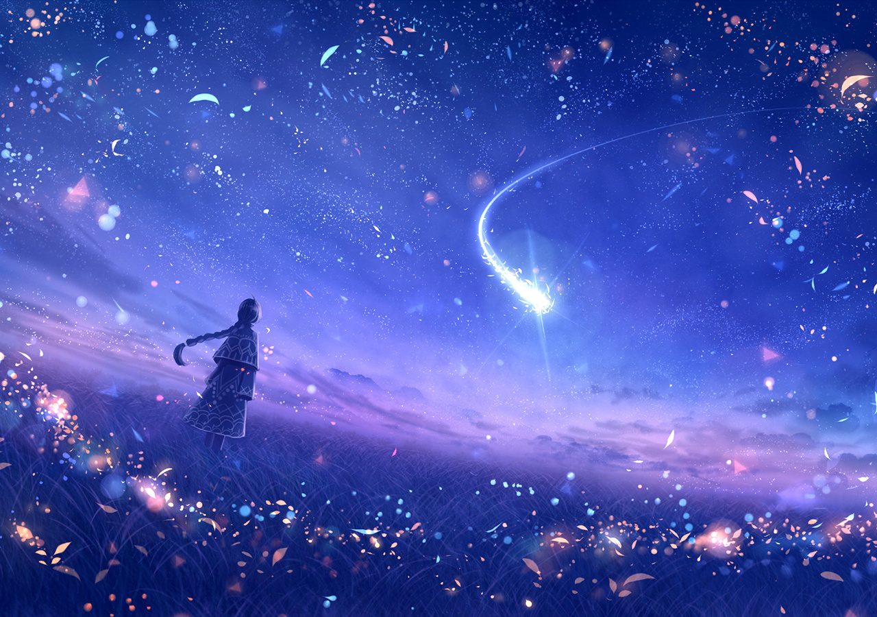 1280x900 Anime Original Dreamy Constellations Artwork 1280x900 ...