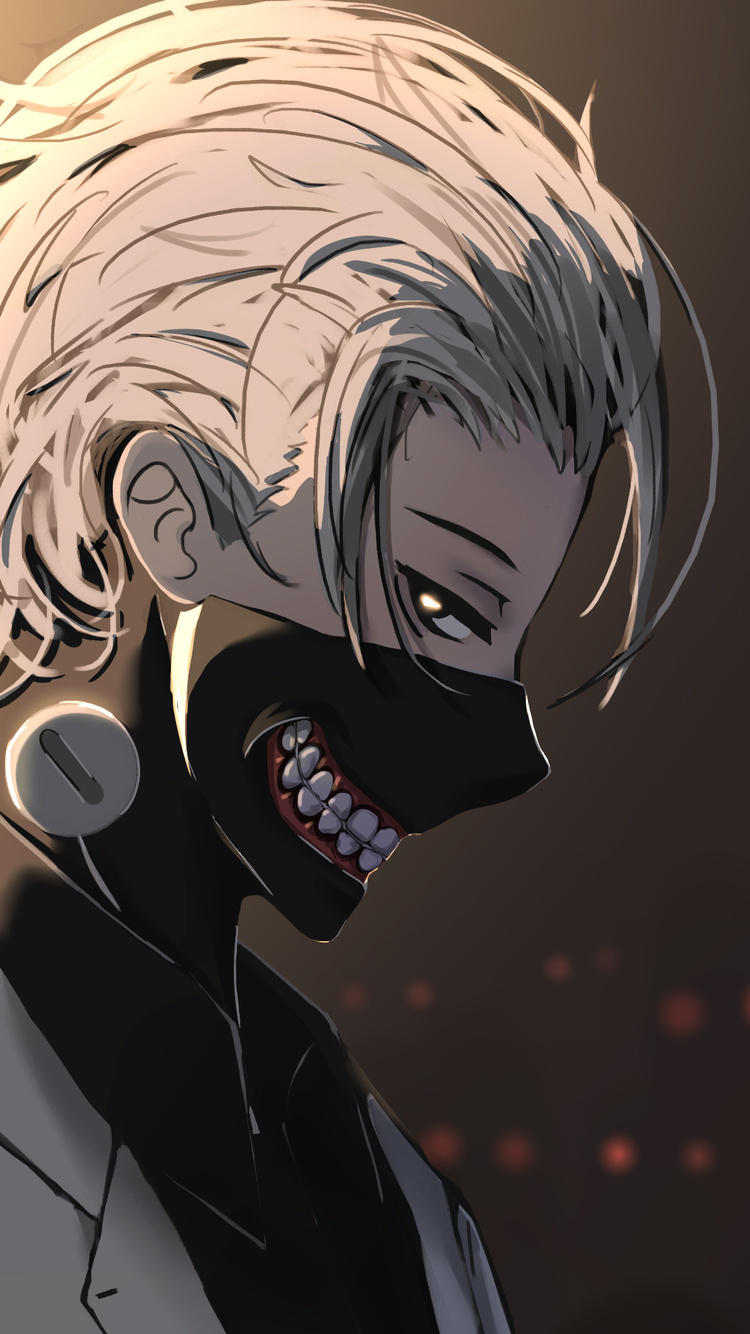 750x1334 Tokyo Ghoul Anime Digital Art iPhone 6, iPhone 6S, iPhone