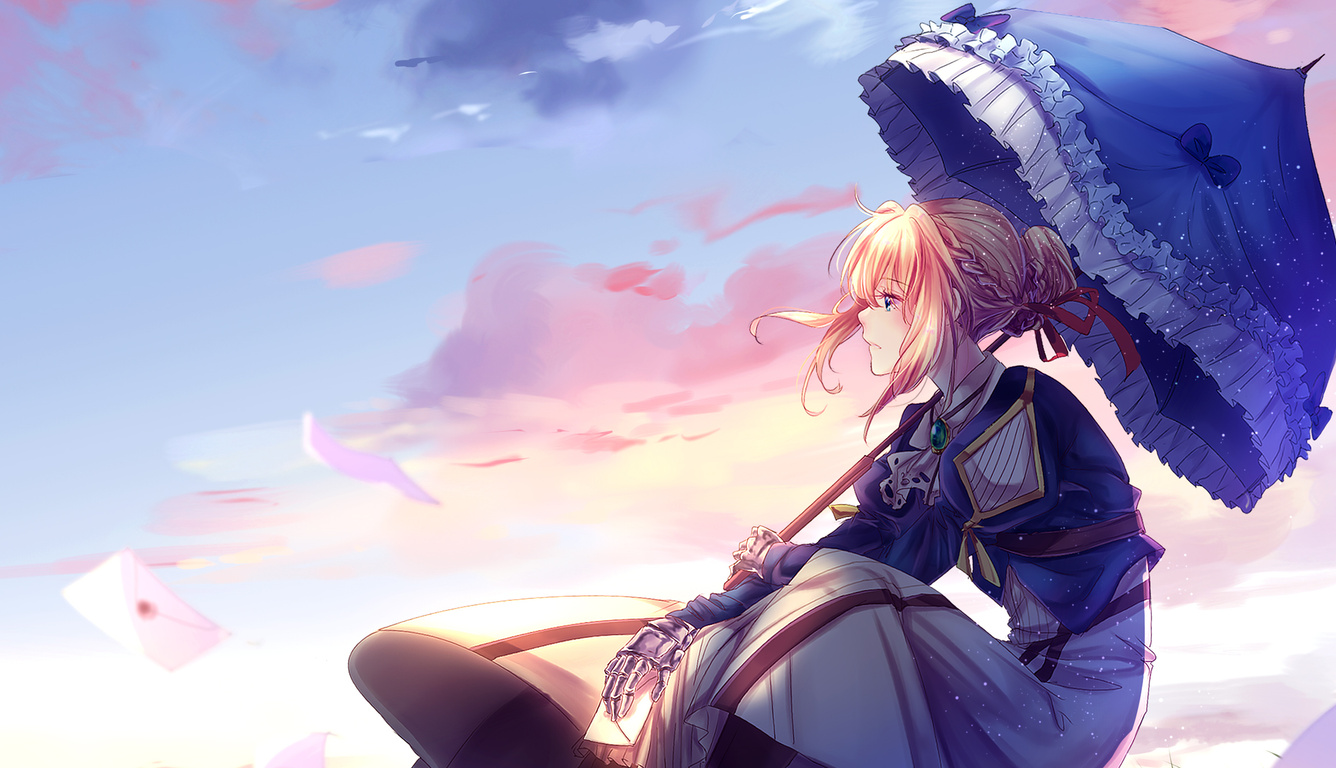 1336x768 Anime Violet Evergarden Art Laptop Hd Hd 4k Wallpapers Images Backgrounds Photos And Pictures