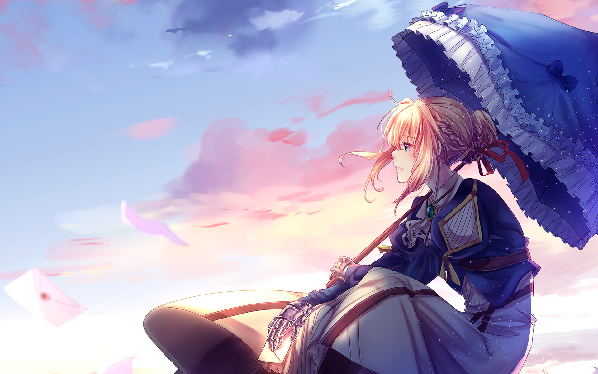 19x10 Anime Violet Evergarden Art 1080p Resolution Hd 4k Wallpapers Images Backgrounds Photos And Pictures