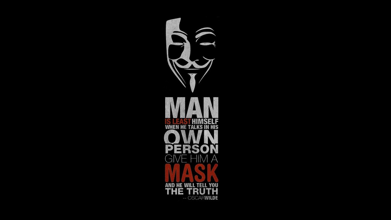 1366x768 Anonymus Hacker Quote 1366x768 Resolution HD 4k Wallpapers,  Images, Backgrounds, Photos and Pictures