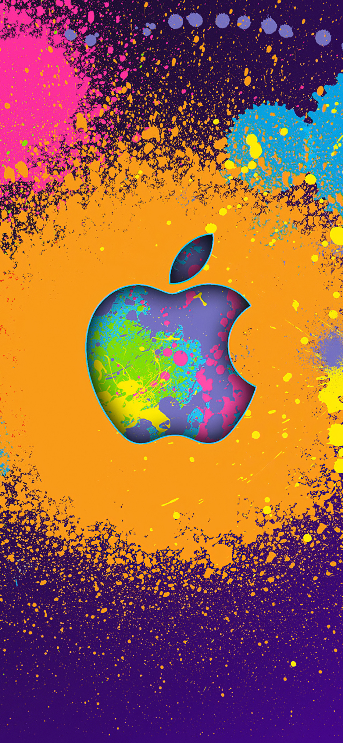 1125x2436 Apple Colorful Logo 4k Iphone XS,Iphone 10,Iphone X HD 4k ...