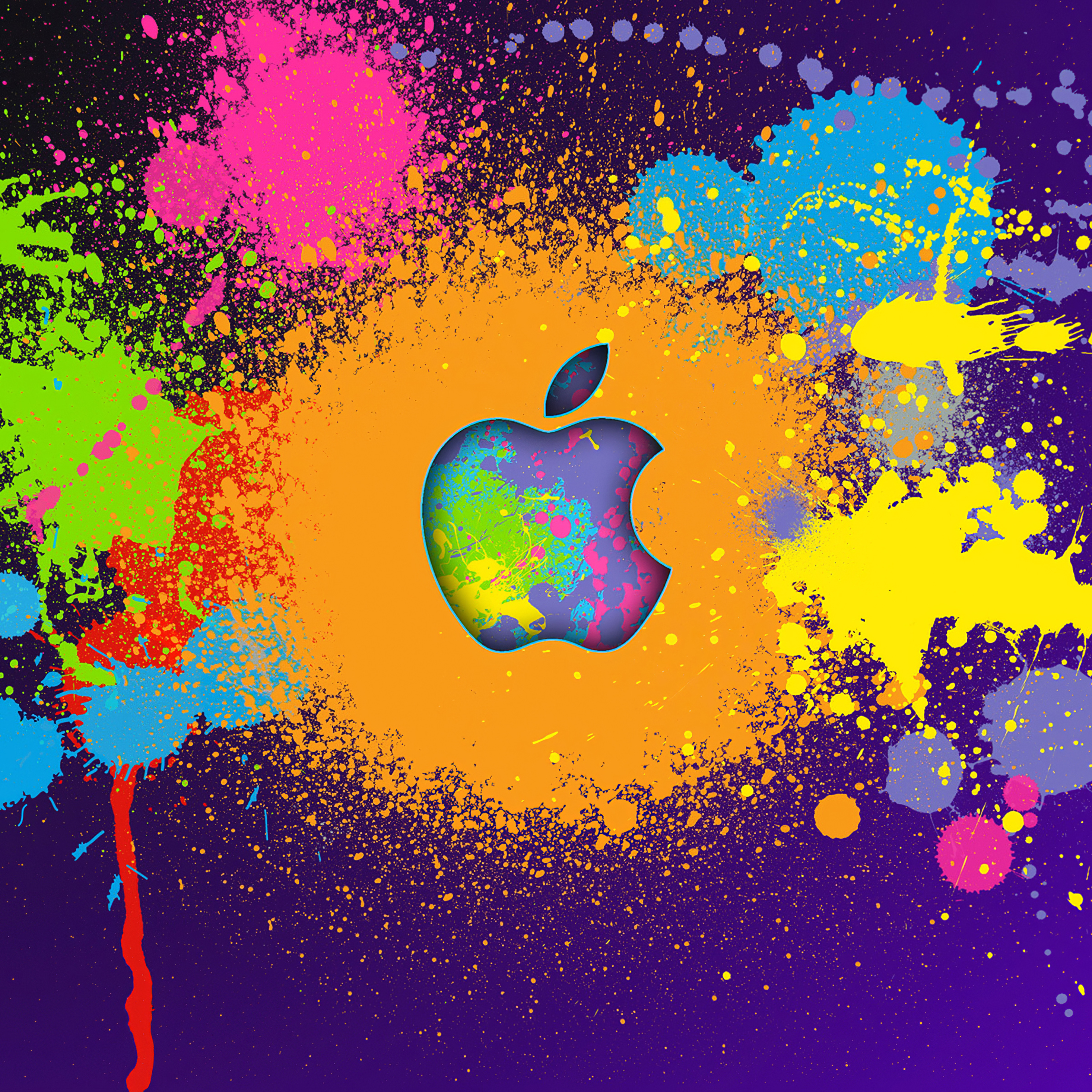Apple Logo 4K iPad Wallpaper