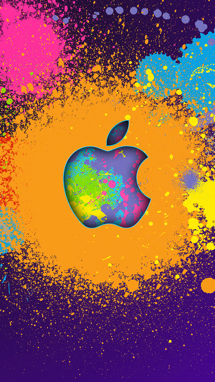 750x1334 Apple Colorful Logo 4k iPhone 6, iPhone 6S, iPhone 7 HD 4k  Wallpapers, Images, Backgrounds, Photos and Pictures