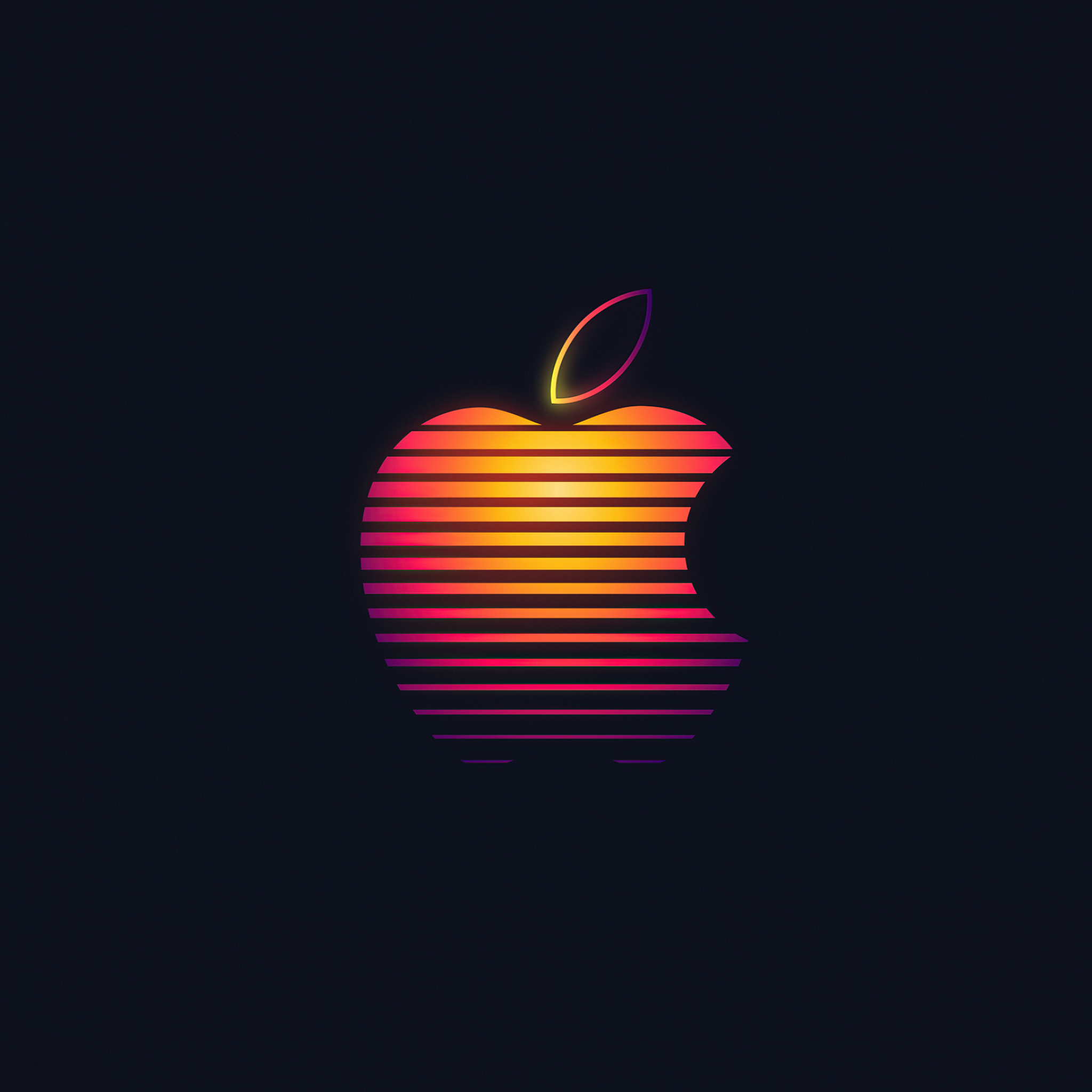 2048x2048 Apple Glowing Logo 4k Ipad Air ,HD 4k Wallpapers,Images ...