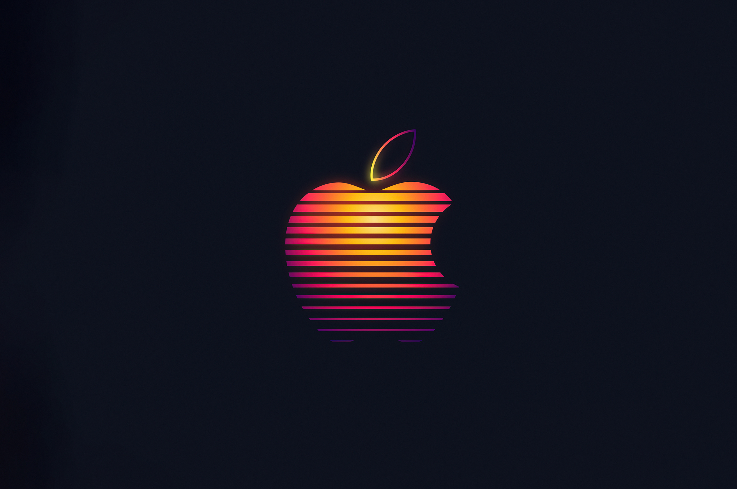 2560x1700 Apple Glowing Logo 4k Chromebook Pixel ,HD 4k Wallpapers