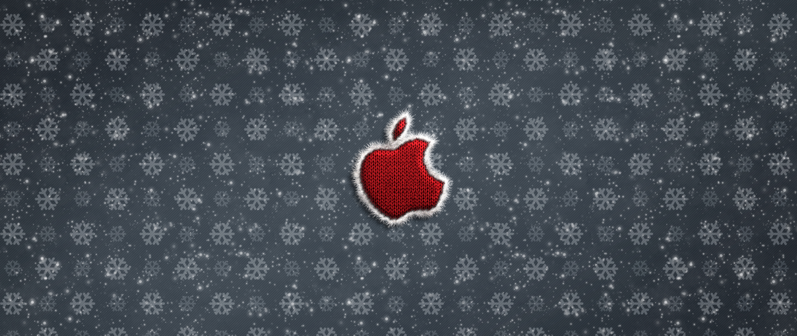 Apple Logo Christmas Celebrations 4k Wallpaper In 2560x1080 Resolution