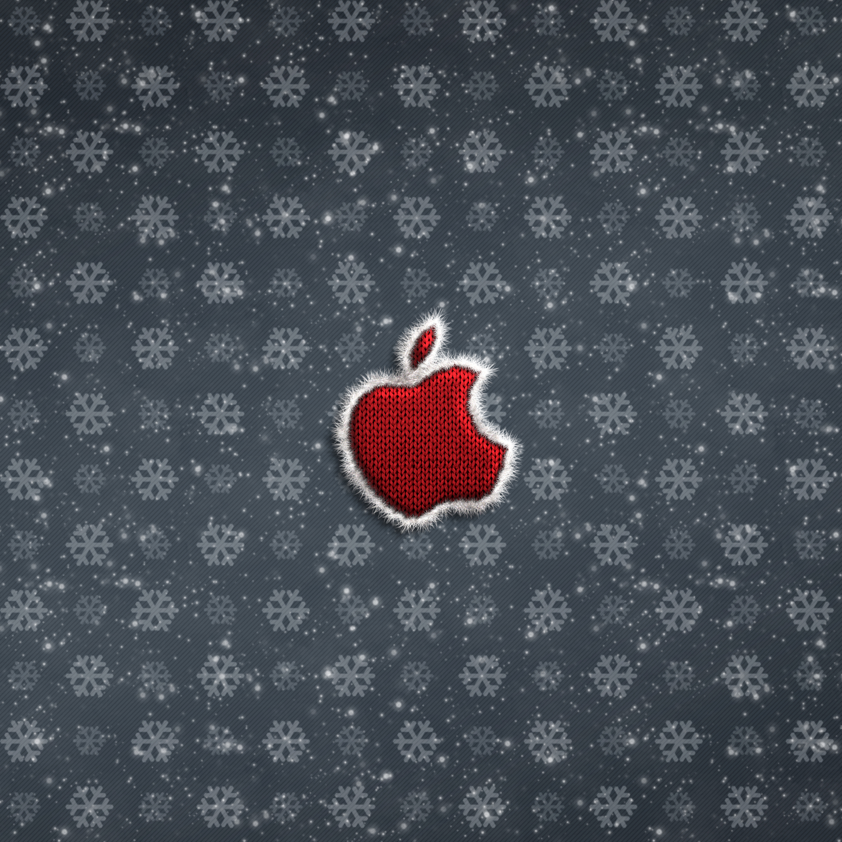 Apple Logo Christmas Celebrations 4k Wallpaper In 2932x2932 Resolution