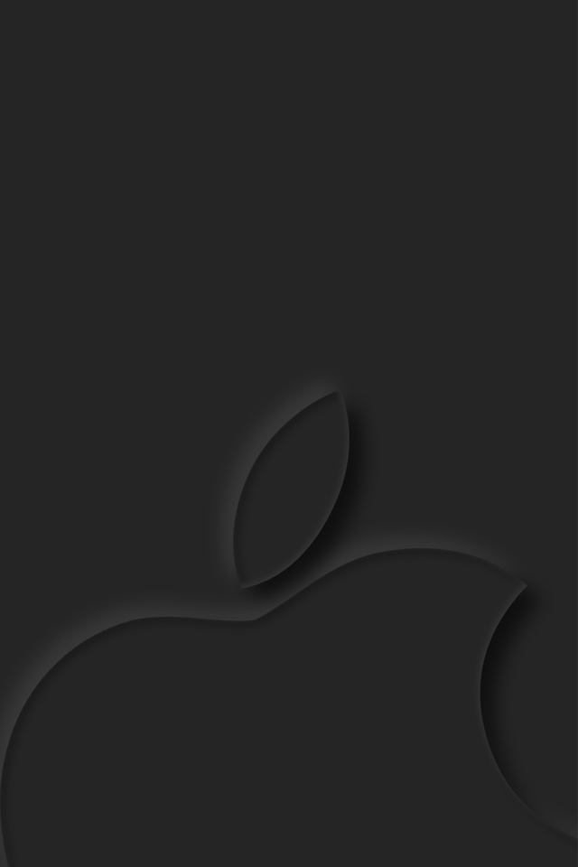 640x960 Apple Logo Dark Grey 4k iPhone 4, iPhone 4S HD 4k Wallpapers,  Images, Backgrounds, Photos and Pictures