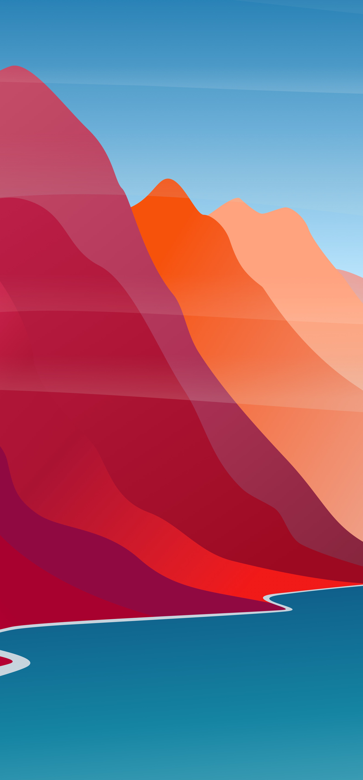 1242x2668 Apple Mountain Space Light Minimal 5k Iphone XS MAX ,HD 4k