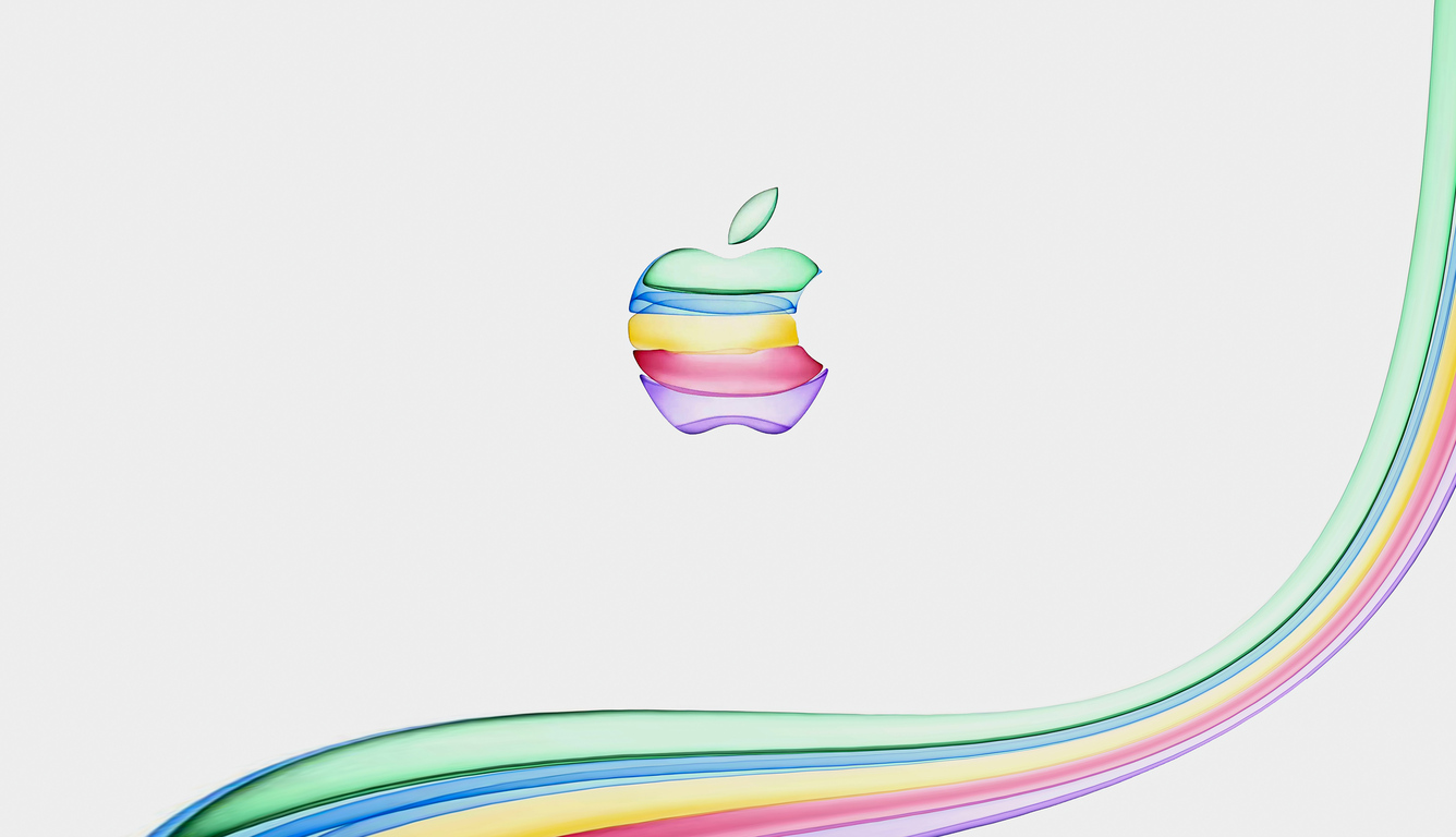 1336x768 Apple New Colorful Logo 4k Laptop HD ,HD 4k Wallpapers,Images ...