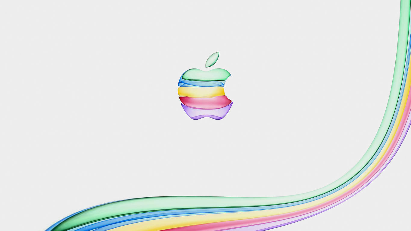1366x768 Apple New Colorful Logo 4k 1366x768 Resolution HD 4k ...