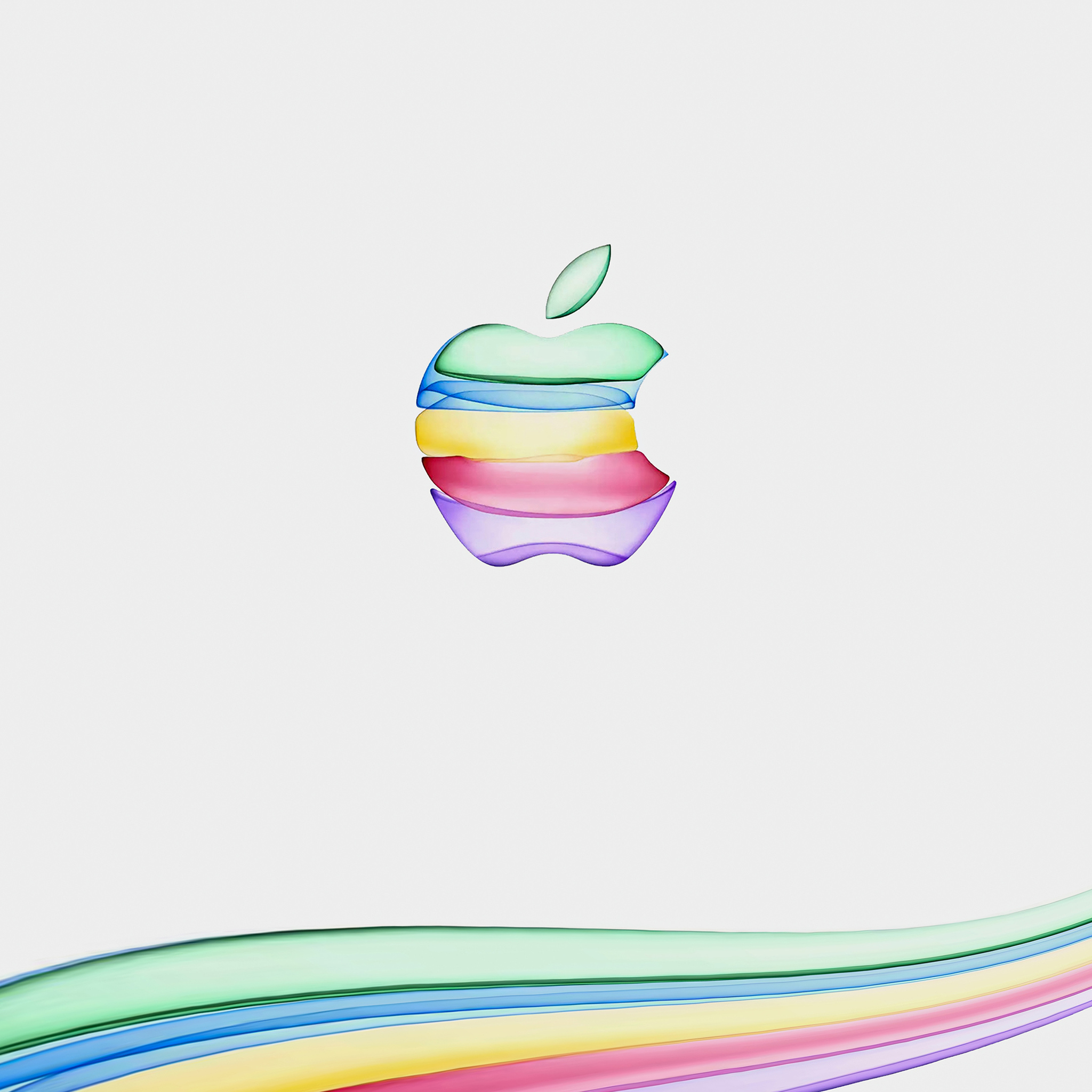 2048x2048 Apple New Colorful Logo 4k Ipad Air HD 4k Wallpapers, Images ...
