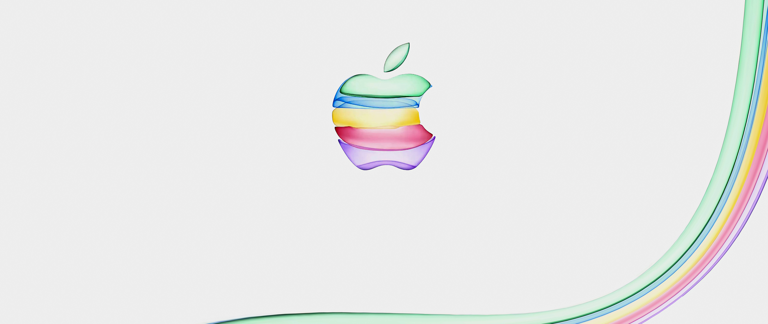 2560x1080 Apple New Colorful Logo 4k Wallpaper,2560x1080 Resolution HD ...