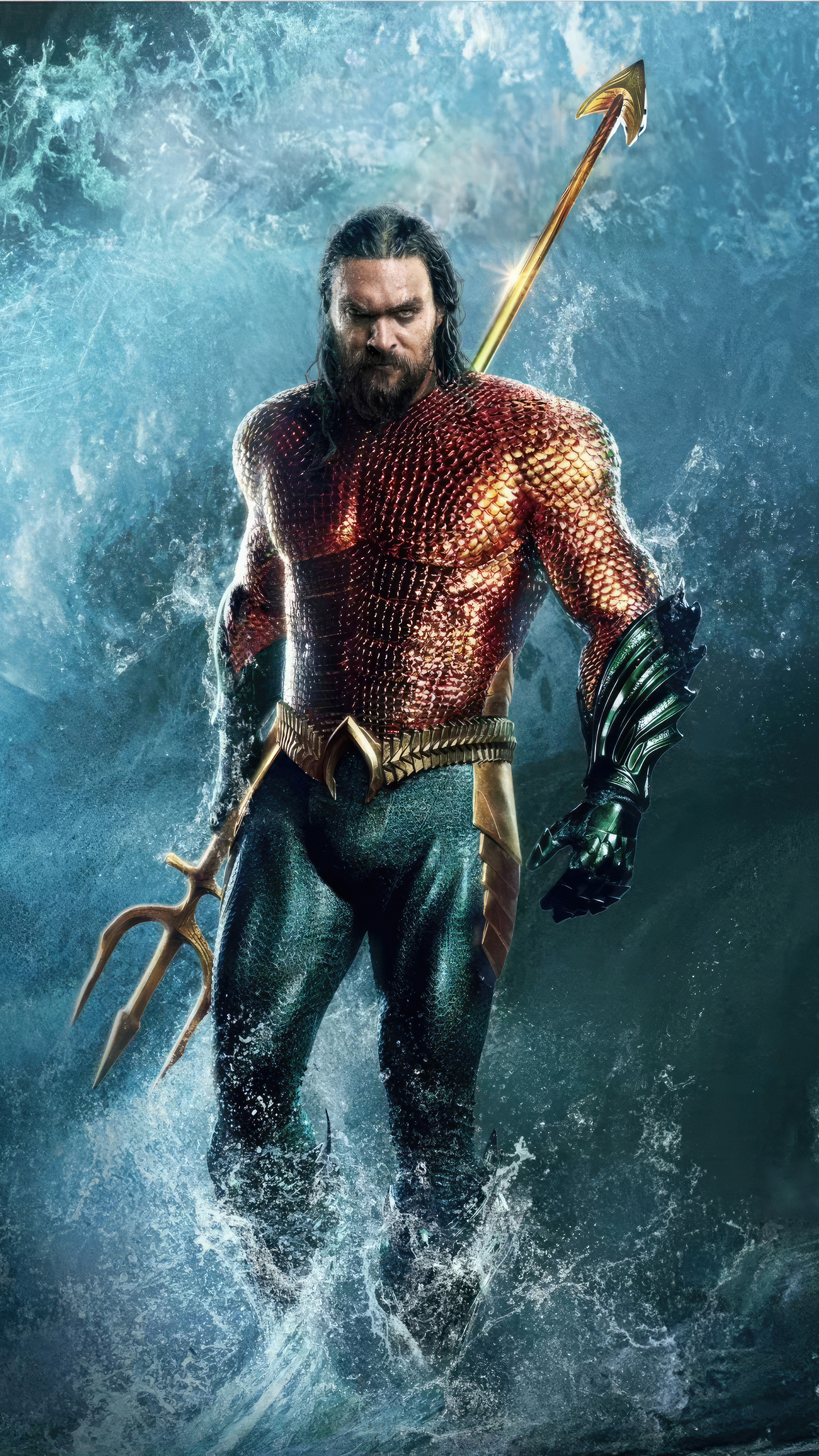 Aquaman And The Lost Kingdom 2023 Wallpaper In 1440x2560 Resolution