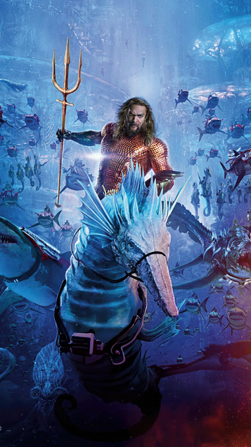 Aquaman And The Lost Kingdom 8k 2023 Wallpaper In 360x640 Resolution