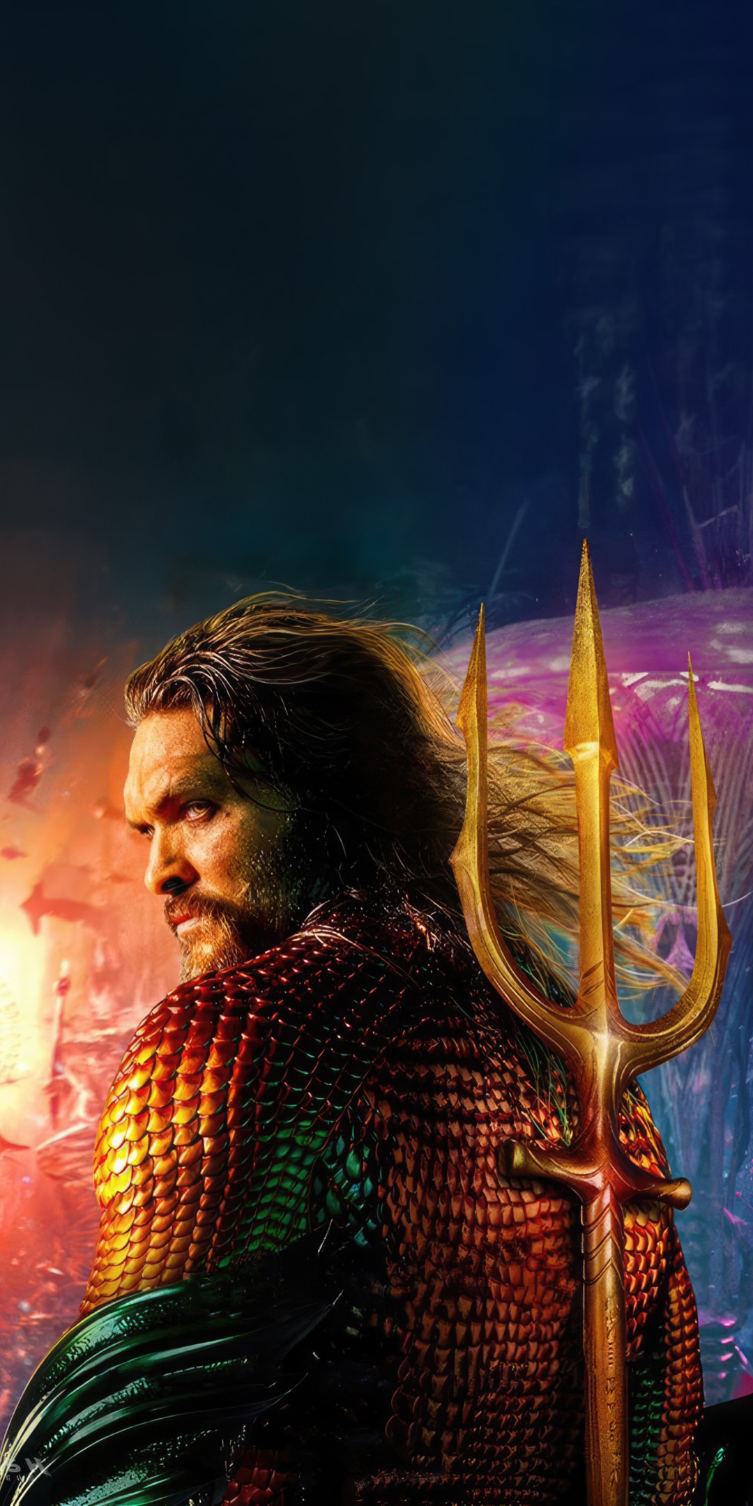 Aquaman And The Lost Kingdom Movie 8k Wallpaper In 1080x2160 Resolution