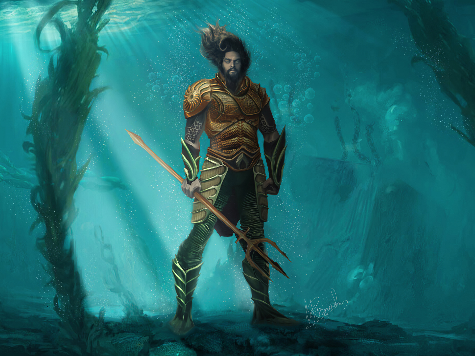 1920x1440 Aquaman In Water 1920x1440 Resolution HD 4k Wallpapers ...