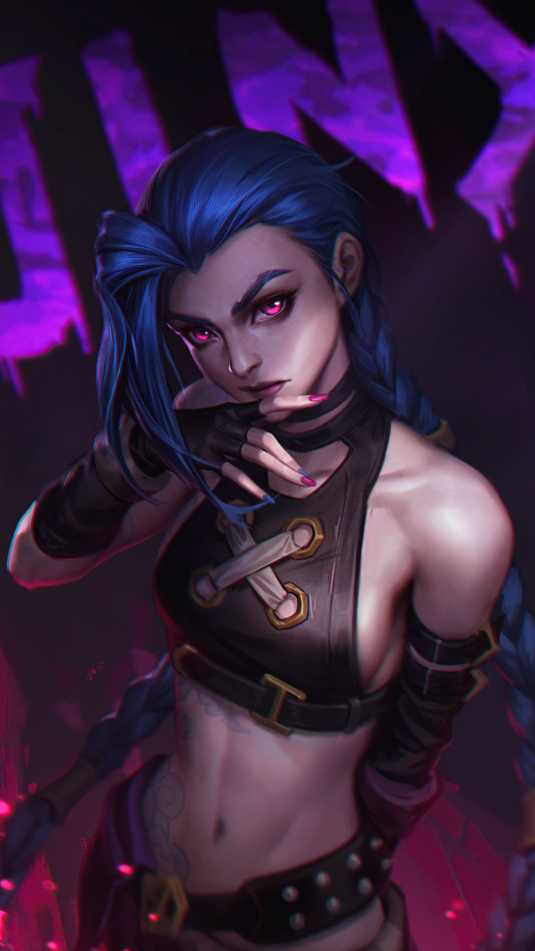 1080x1920 Jinx Arcane Lol 4k Iphone 7,6s,6 Plus, Pixel xl ,One