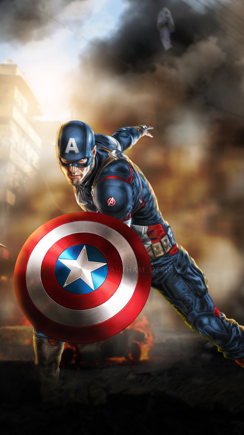 Captain America HD Mobile Wallpapers  Wallpaper Cave