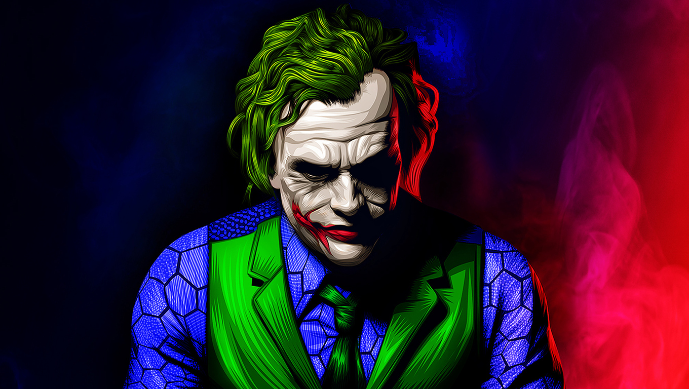 1360x768 Art Of Joker New Laptop HD HD 4k Wallpapers, Images ...