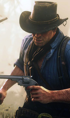 240x400 Arthur Morgan Red Dead Redemption 2 Acer E100,Huawei,Galaxy S ...