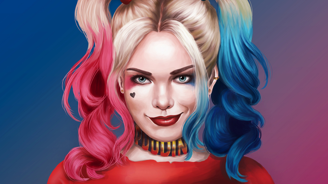 1366x768 Arts Harley Quinn Laptop HD ,HD 4k Wallpapers,Images ...