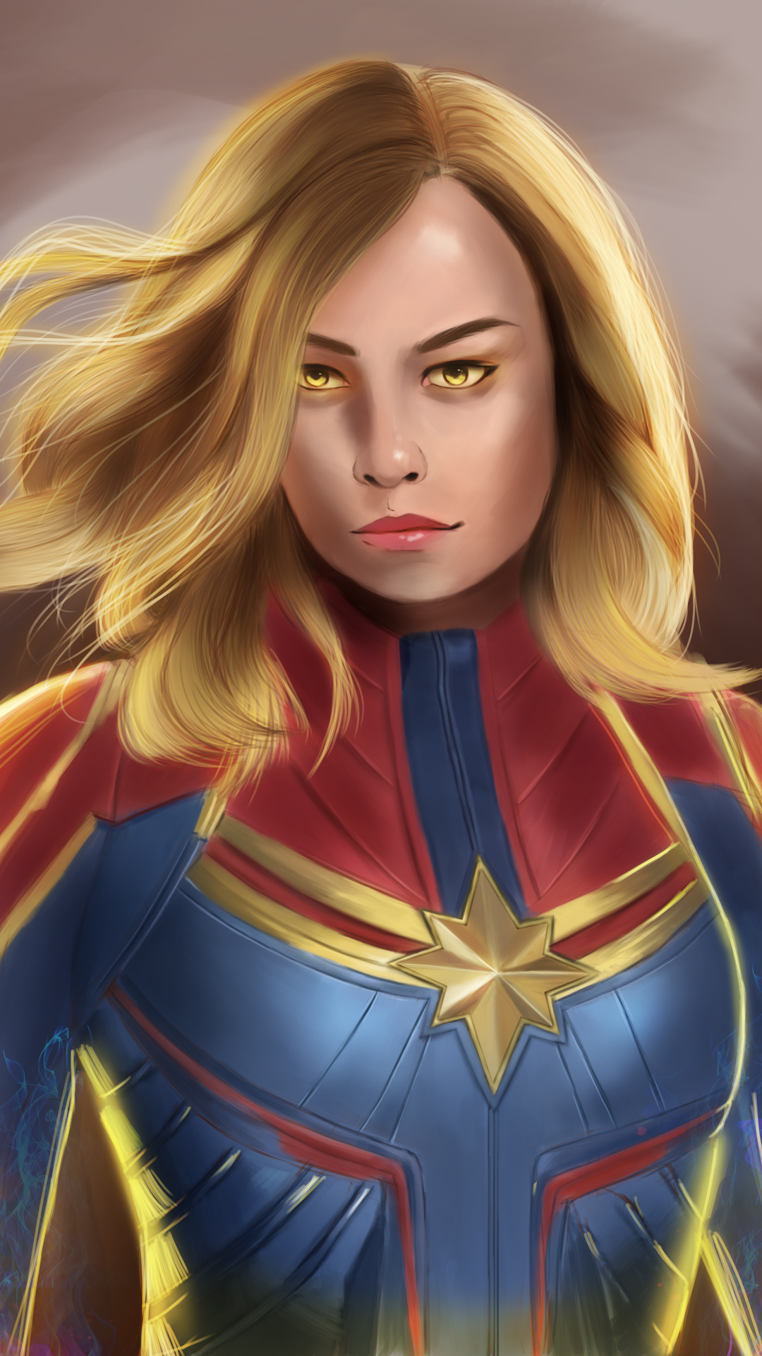 1080x1920 Artwork Captain Marvel 4k Iphone 7,6s,6 Plus, Pixel xl ,One ...