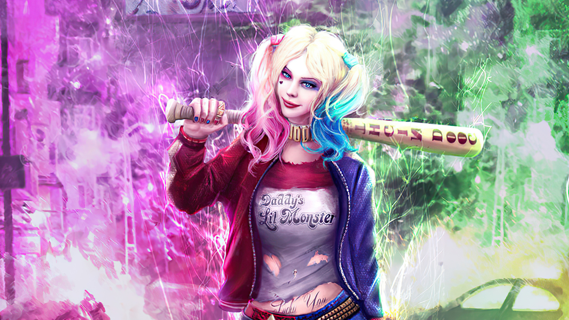 1920x1080 Artwork Harleyquinn Laptop Full HD 1080P ,HD 4k Wallpapers ...